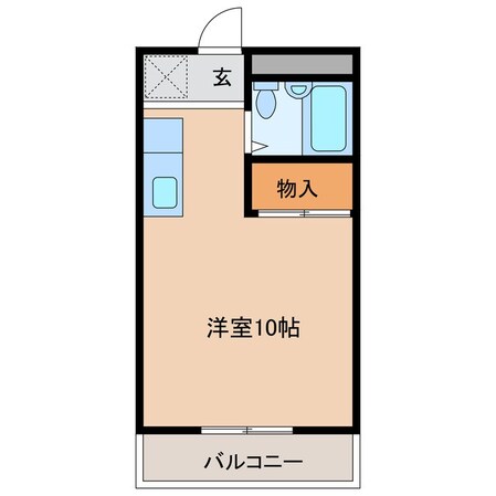 井田川駅 徒歩12分 2階の物件間取画像